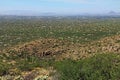 View of Tucson from Mount Lemmon Royalty Free Stock Photo